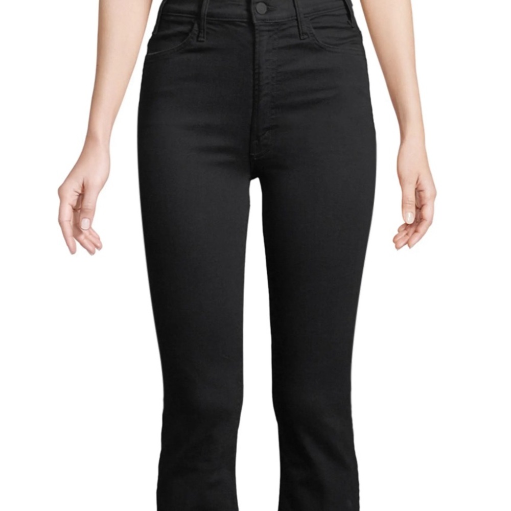 MOTHER Hustler Frayed Ankle Boot-Cut Jeans size 26